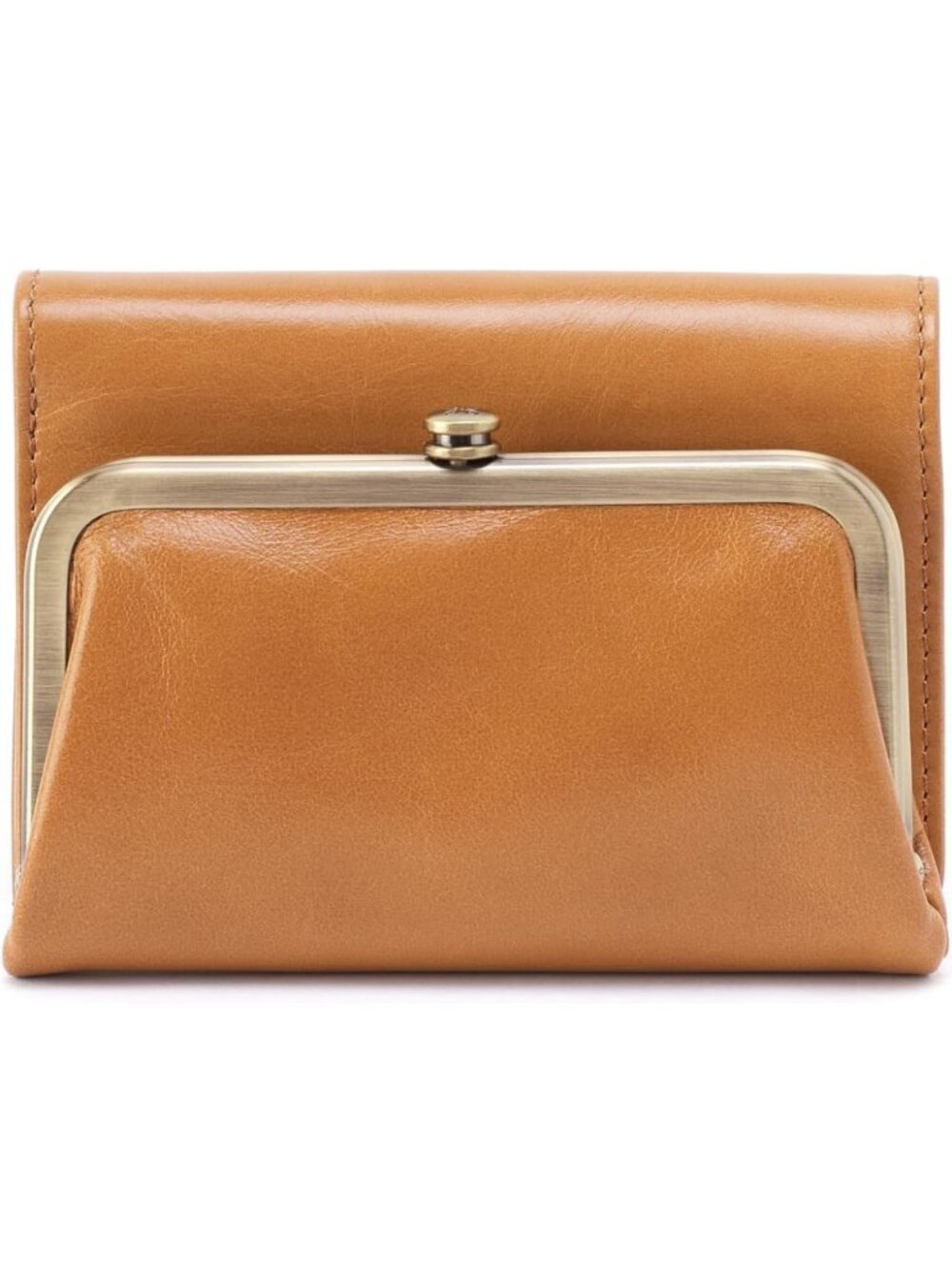 Compact Trifold Wallet for Women, Natural Color, Stylish & Functional Design